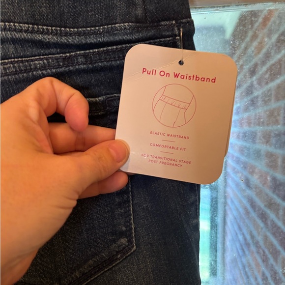 Classic Blue Denim Jeggings Isabel maternity 6 nwt - Picture 3 of 5